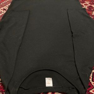 Black Shirt with Cardigan